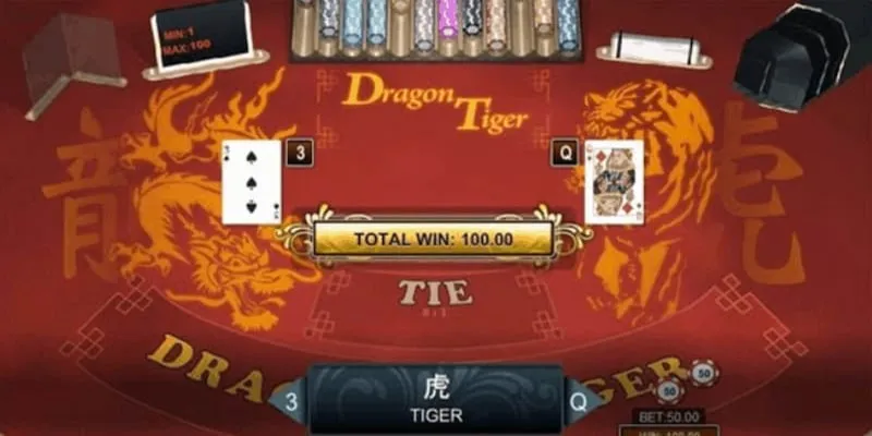 Some general rules for Playing Dragon Tiger