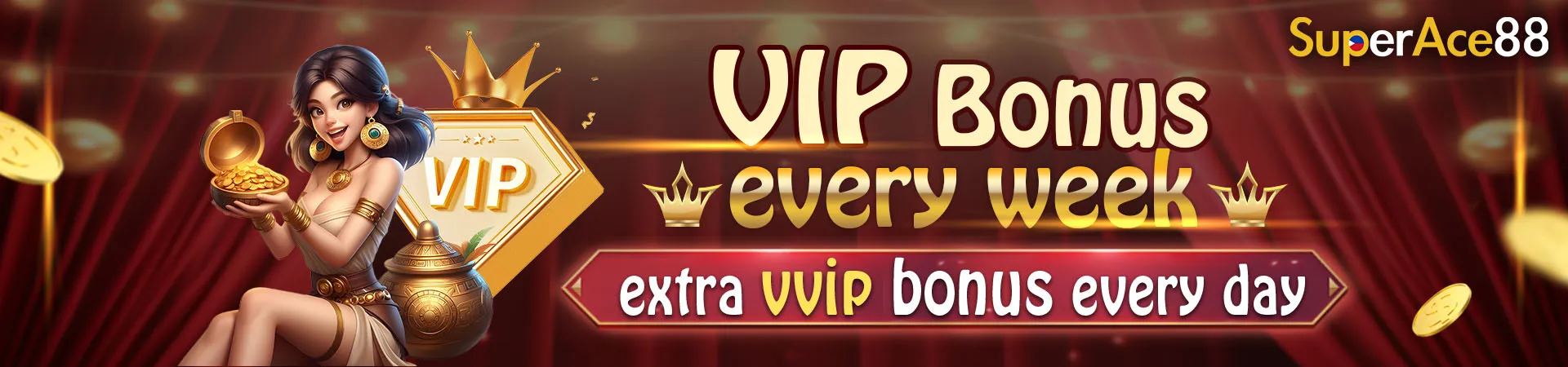 VIP Bonus every week - extra VIP bonus every day